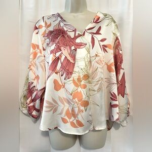 Floral Print Women's Top